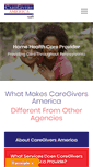 Mobile Screenshot of caregiversamerica.com